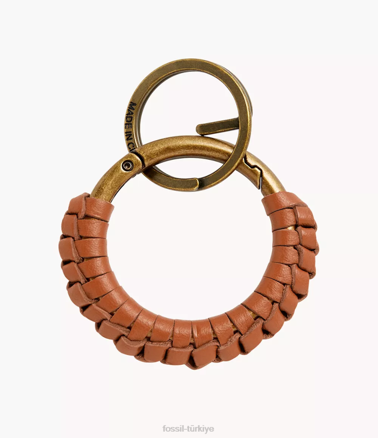 Fossil 6J042065 turuncu anahtarlık aksesuar erkekler