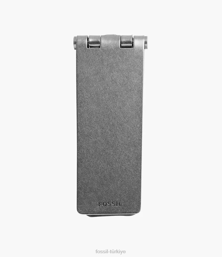 Fossil 6J042071 siyah hediye para klibi aksesuar erkekler