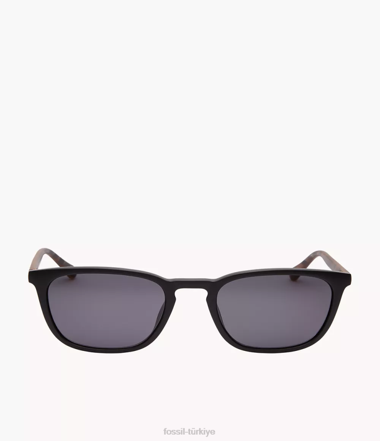 Fossil 6J042013 gri anderson dikdörtgen güneş gözlüğü aksesuar erkekler