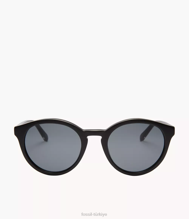 Fossil 6J042055 yeşil çalıkuşu yuvarlak güneş gözlüğü aksesuar erkekler