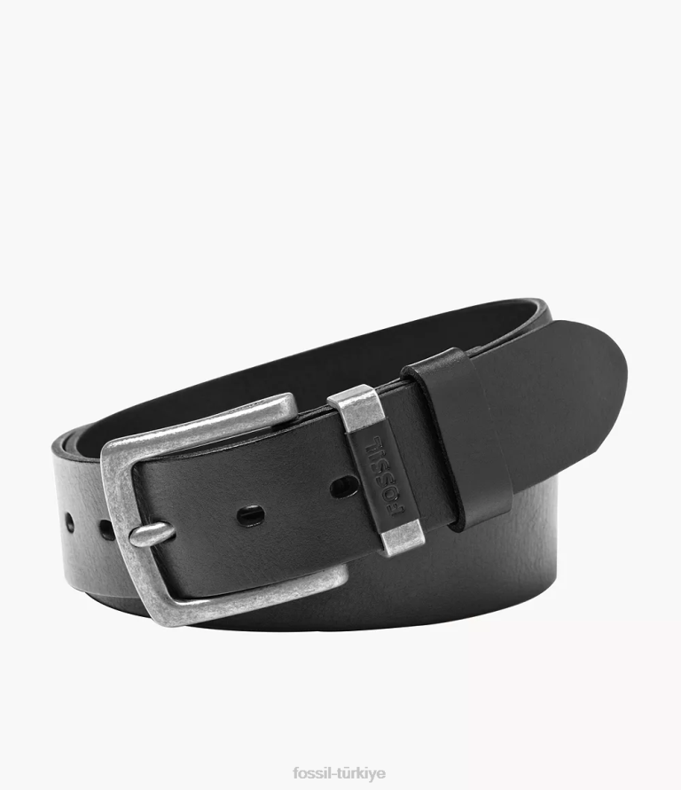 Fossil 6J042016 siyah jay kemeri aksesuar erkekler