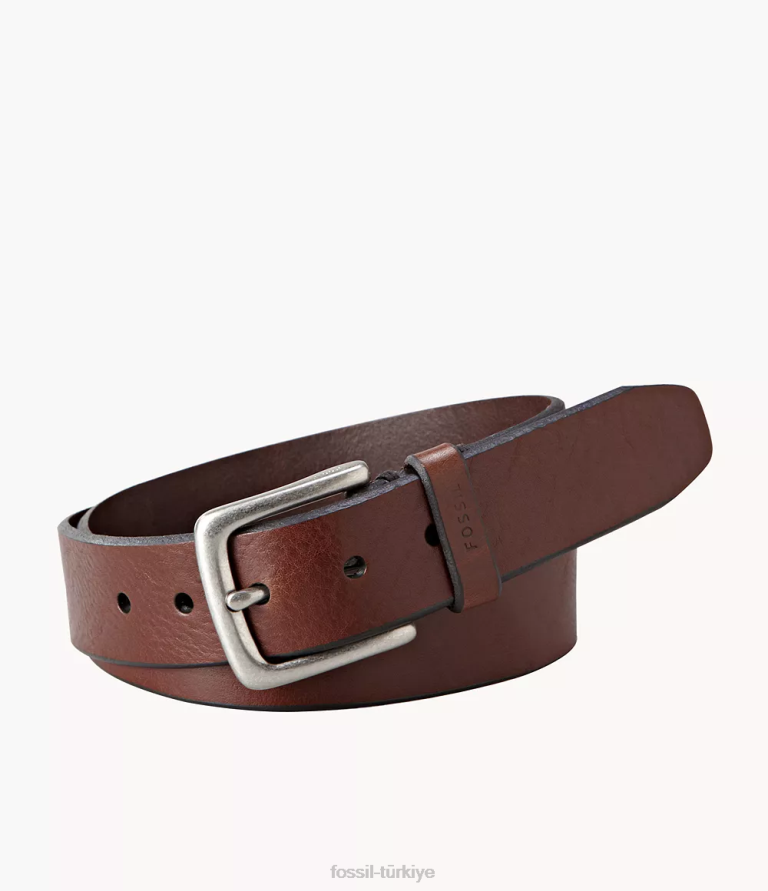 Fossil 6J042019 kahverengi joe kemeri aksesuar erkekler