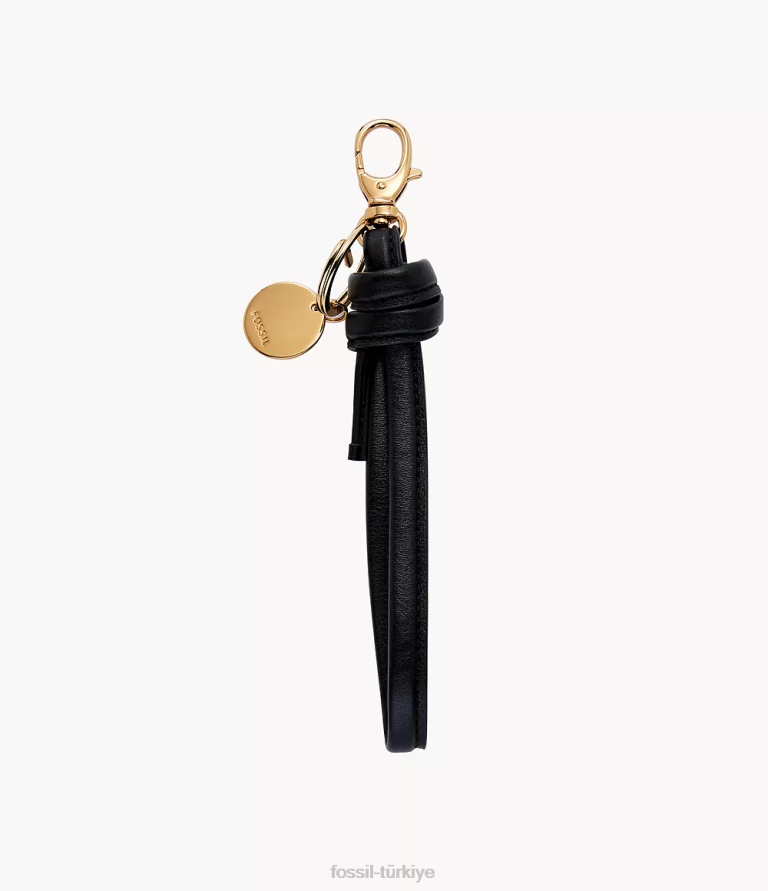 Fossil 6J041969 siyah hediye döngüsü anahtarlık aksesuar kadınlar