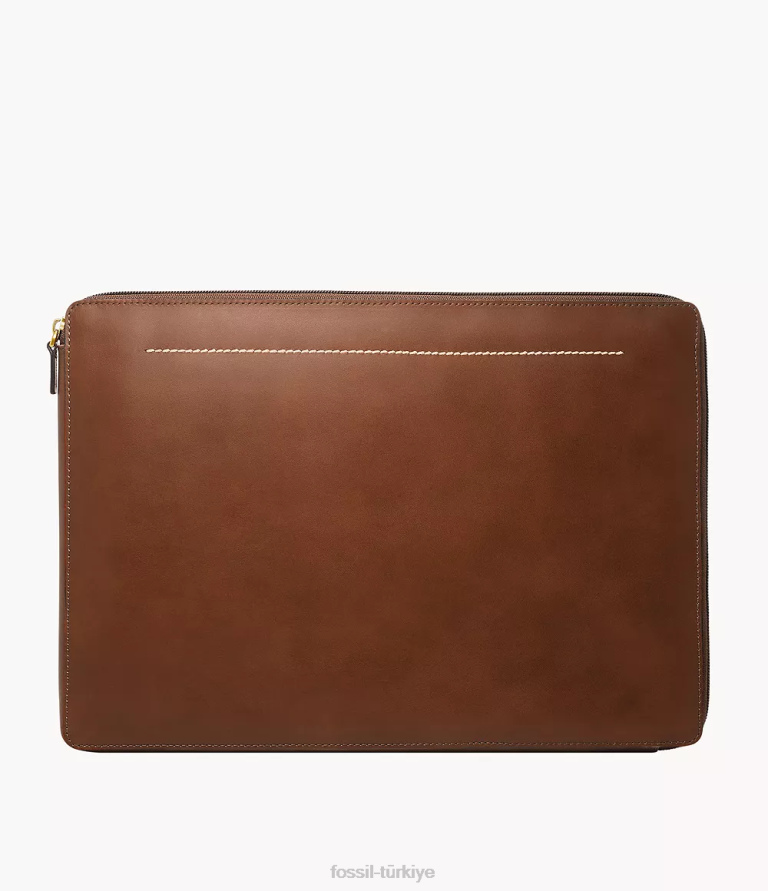 Fossil 6J042002 kahverengi Westover dizüstü bilgisayar kılıfı çanta erkekler