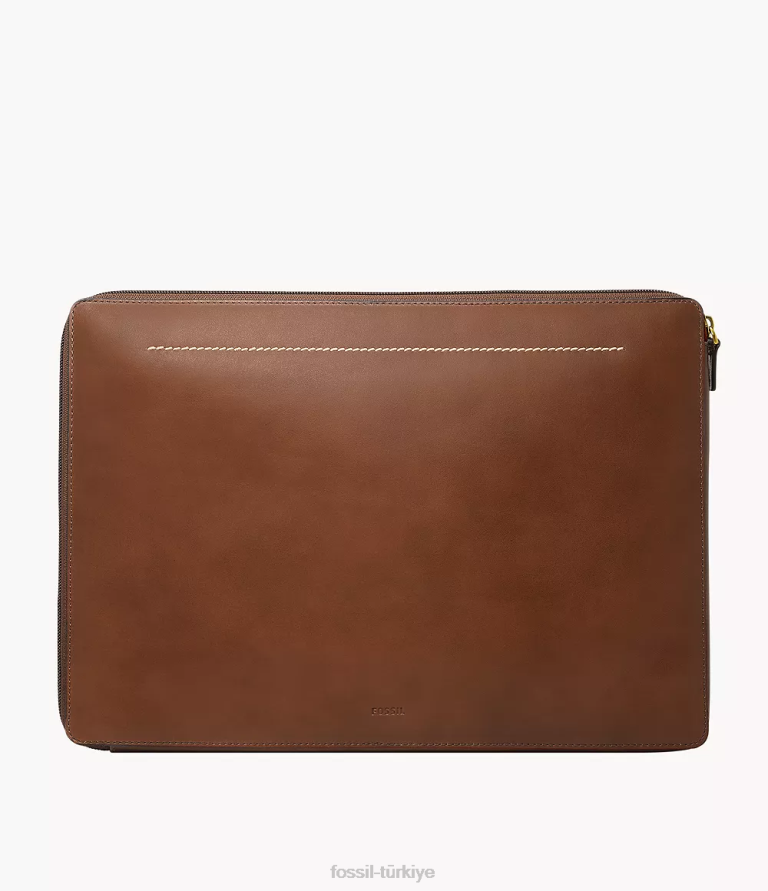 Fossil 6J042002 kahverengi Westover dizüstü bilgisayar kılıfı çanta erkekler
