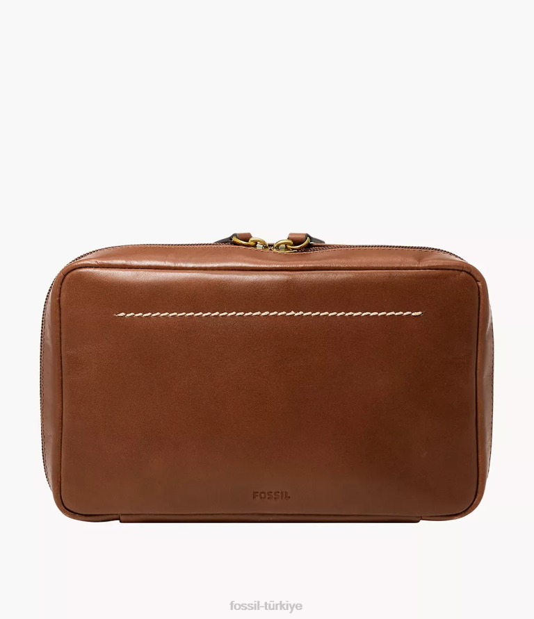 Fossil 6J042004 kahverengi Westover teknoloji çantası çanta erkekler
