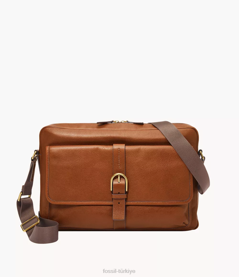 Fossil 6J041620 kahverengi camden elçisi çanta erkekler