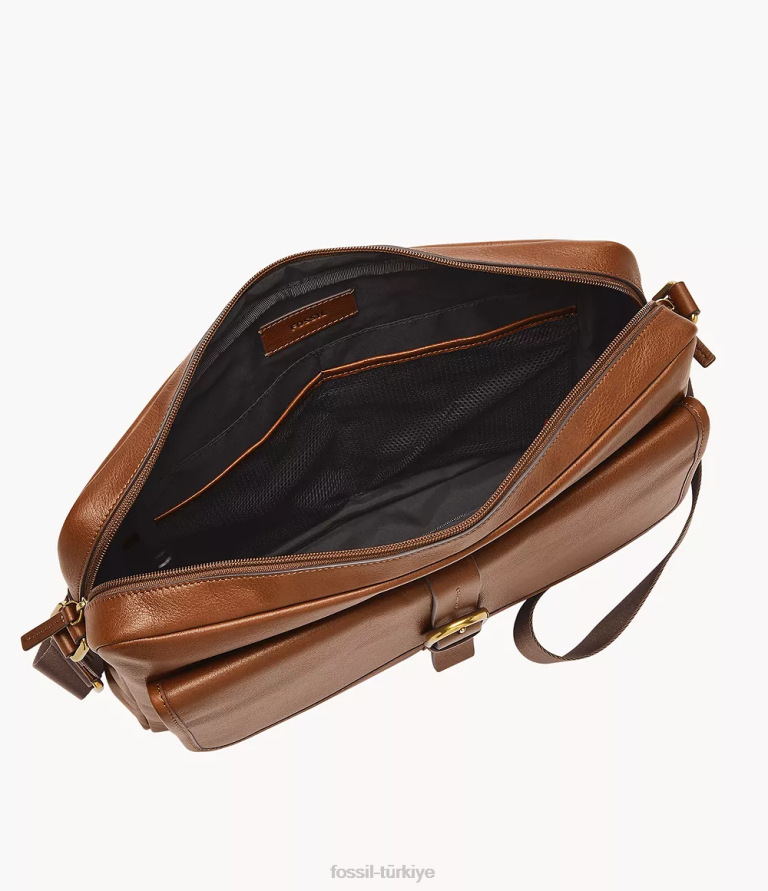 Fossil 6J041620 kahverengi camden elçisi çanta erkekler