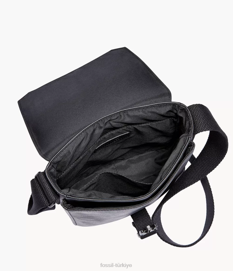 Fossil 6J041639 siyah weston kurye çanta erkekler