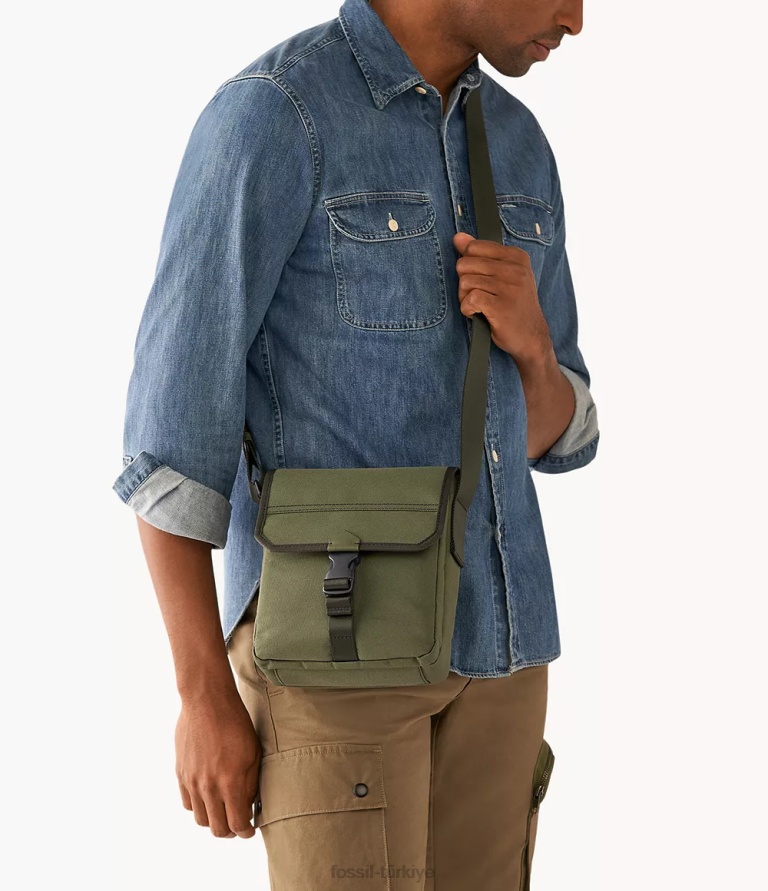 Fossil 6J041652 zeytin weston kurye çanta erkekler