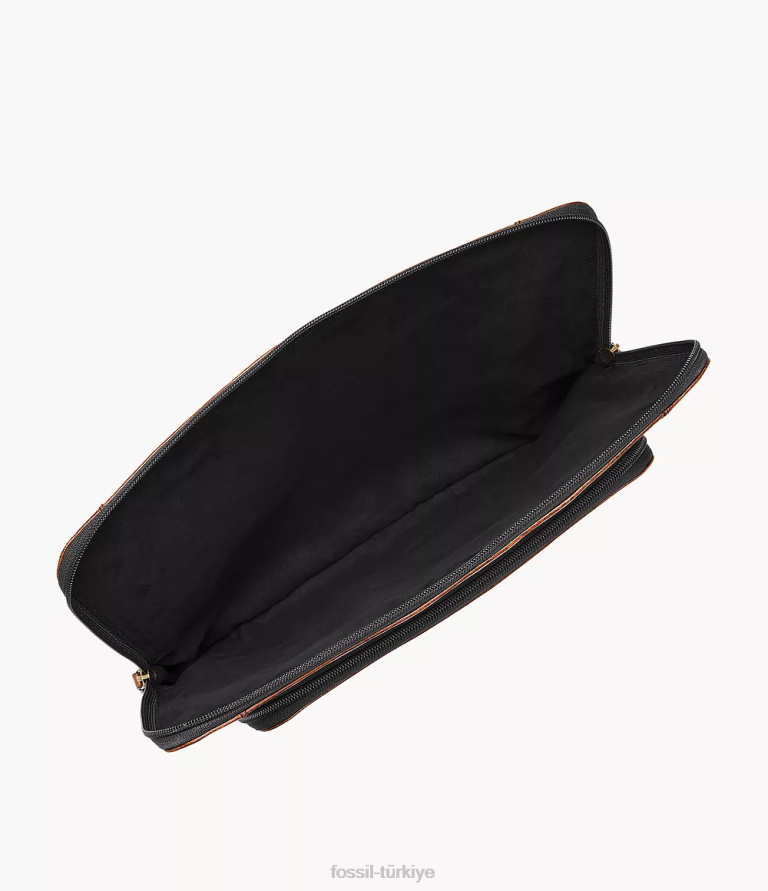 Fossil 6J042029 konyak Dillon dizüstü bilgisayar folyosu çanta erkekler