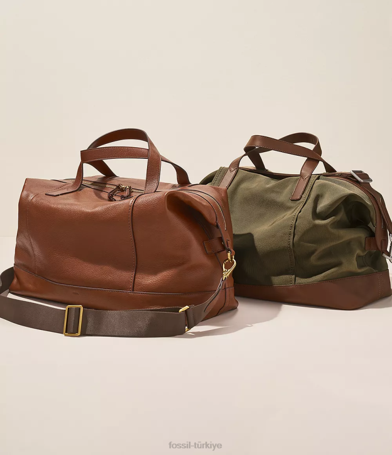 Fossil 6J041628 kahverengi raeford spor ayakkabı çanta erkekler