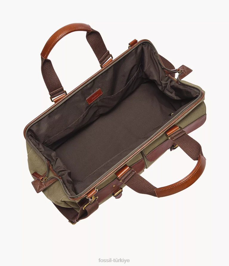 Fossil 6J041649 zeytin kilometre sporu çanta erkekler