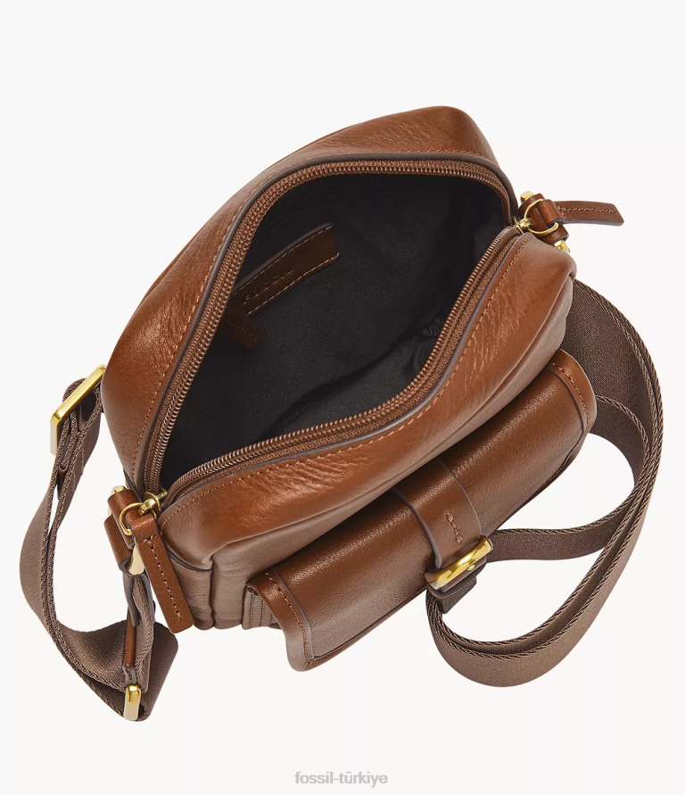 Fossil 6J041630 kahverengi camden n/s çapraz vücut çanta kadınlar