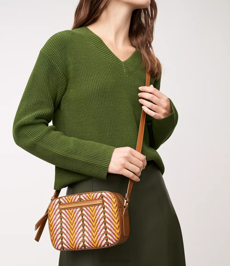 Fossil 6J04282 çok liza kamera çantası çanta kadınlar