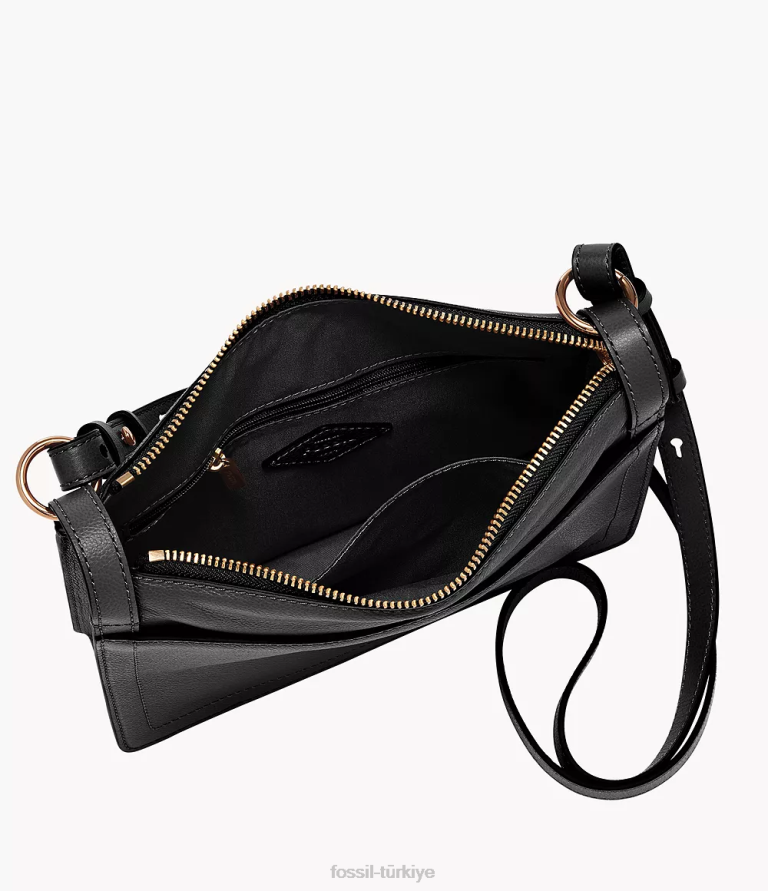 Fossil 6J04292 siyah taryn çapraz vücut çanta kadınlar