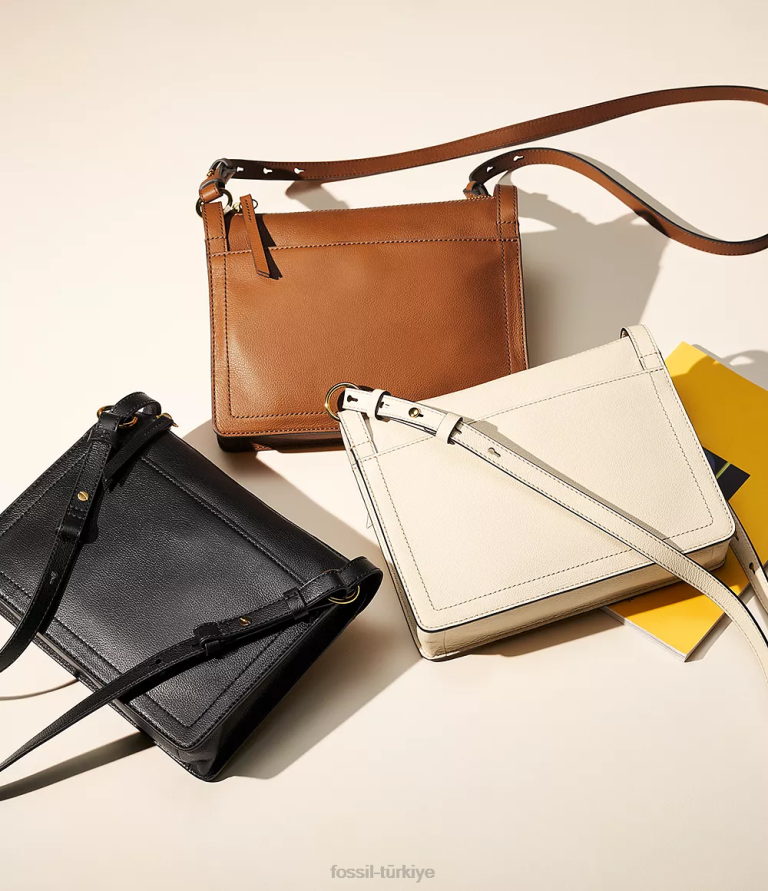 Fossil 6J04292 siyah taryn çapraz vücut çanta kadınlar