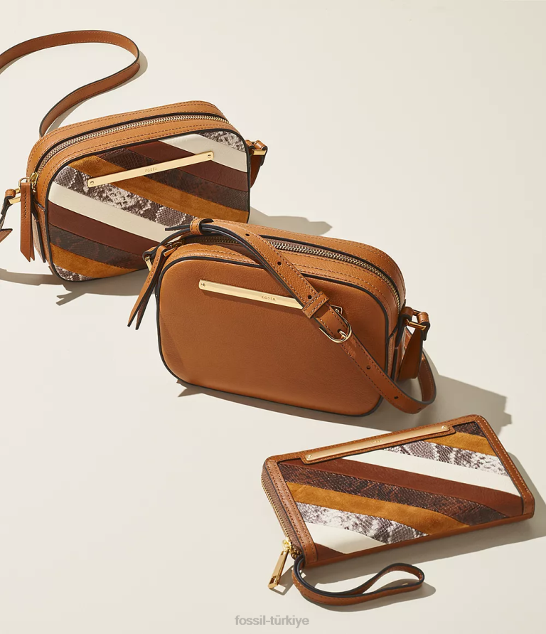 Fossil 6J04301 sele liza kamera çantası çanta kadınlar