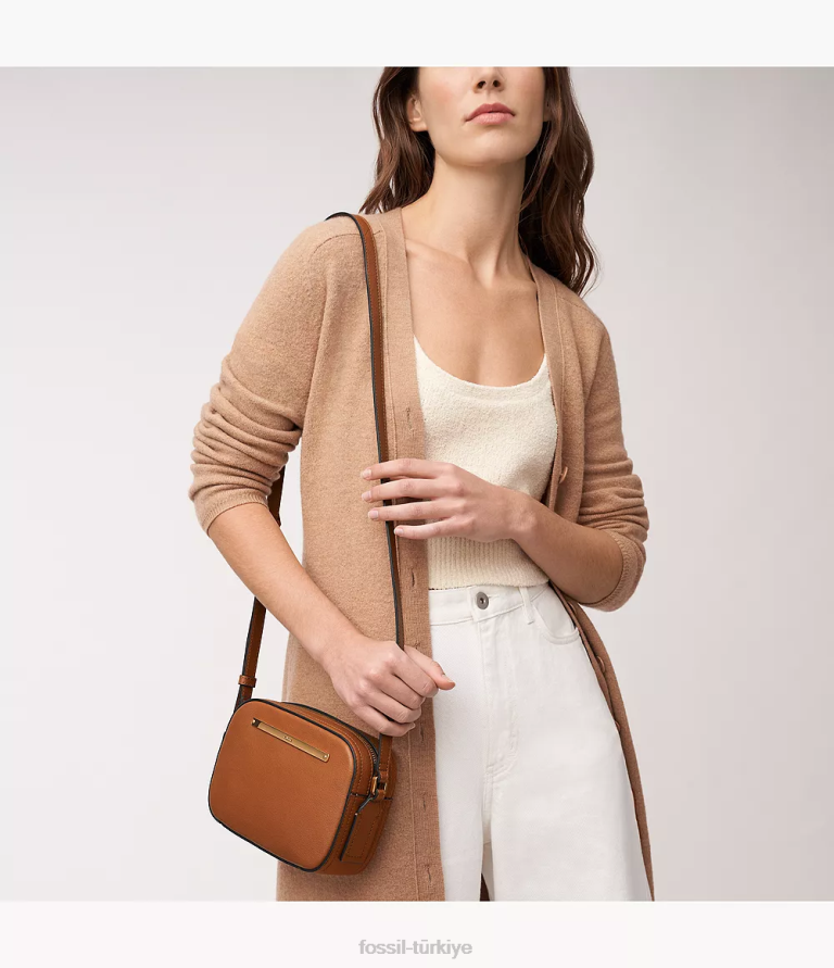 Fossil 6J04301 sele liza kamera çantası çanta kadınlar