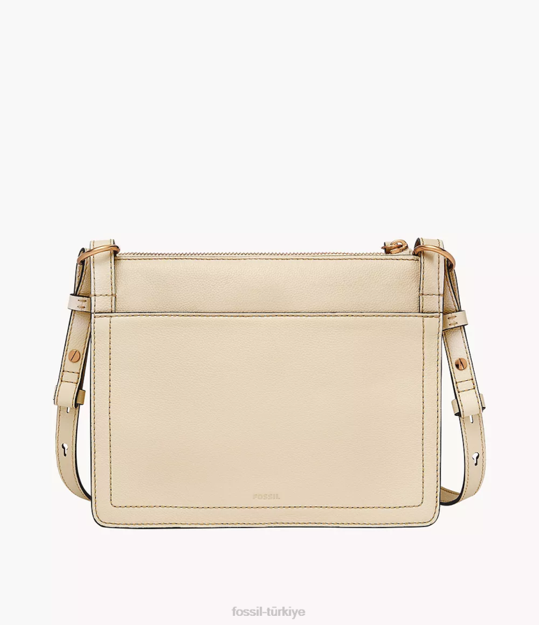 Fossil 6J04302 beyaz taryn çapraz vücut çanta kadınlar