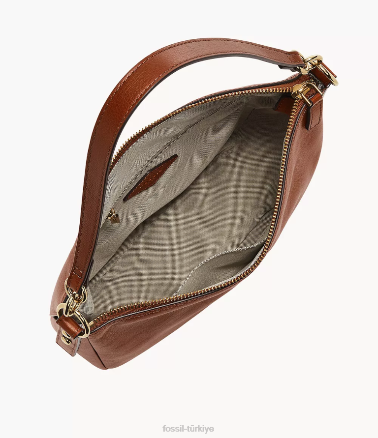 Fossil 6J04305 kahverengi jolie çapraz vücut çanta kadınlar