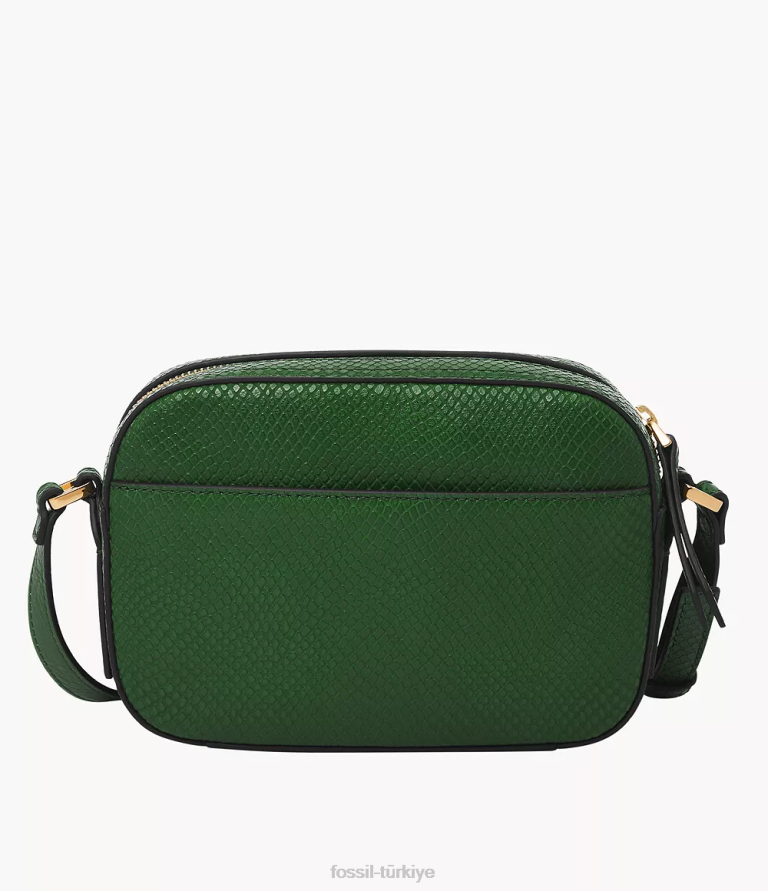 Fossil 6J04309 yeşil liza kamera çantası çanta kadınlar