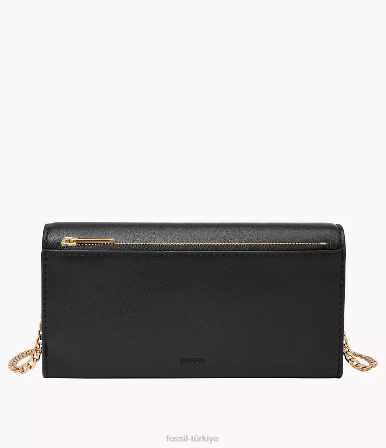 Fossil 6J04310 siyah penrose cüzdan çapraz askılı çanta kadınlar