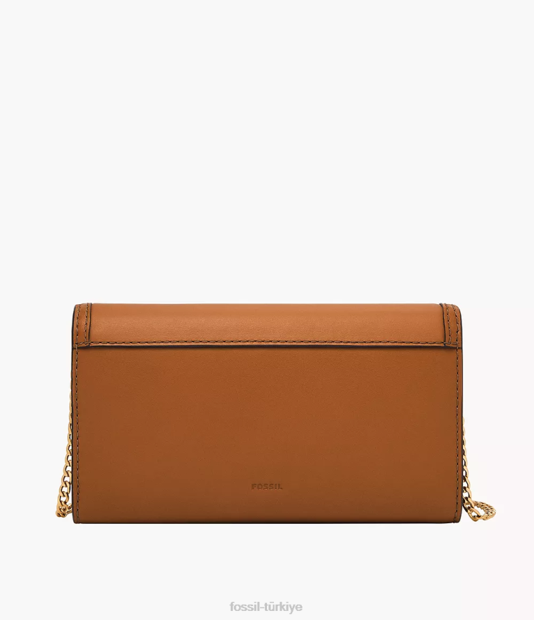 Fossil 6J04312 kahverengi avondale cüzdan çapraz askılı çanta kadınlar