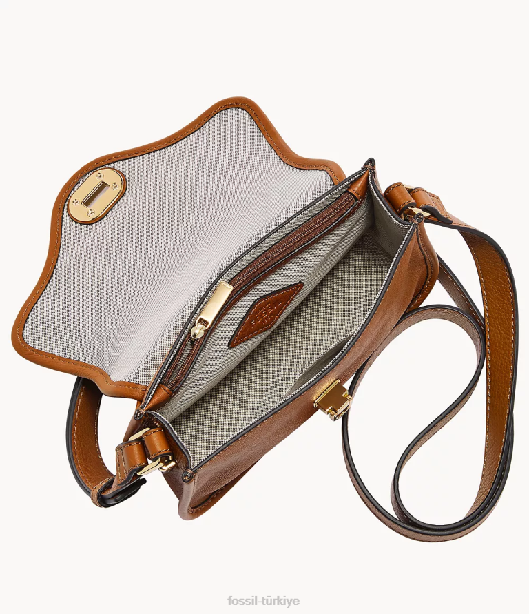 Fossil 6J04313 çok miras mini kapaklı çapraz gövde çanta kadınlar