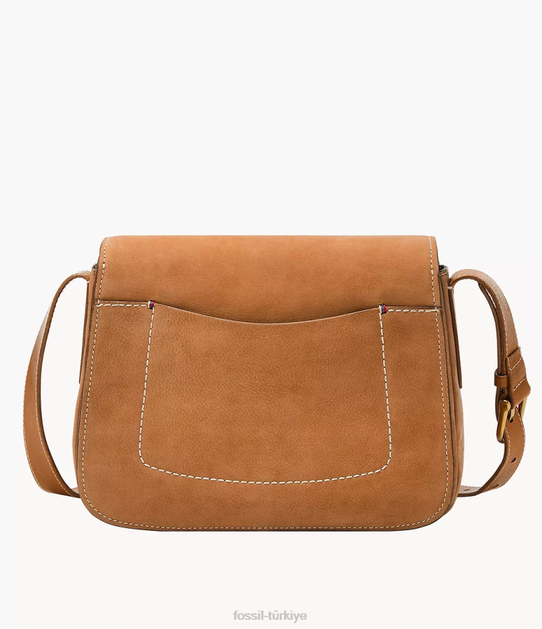 Fossil 6J04319 bronzluk tremont kapaklı çapraz gövde çanta kadınlar