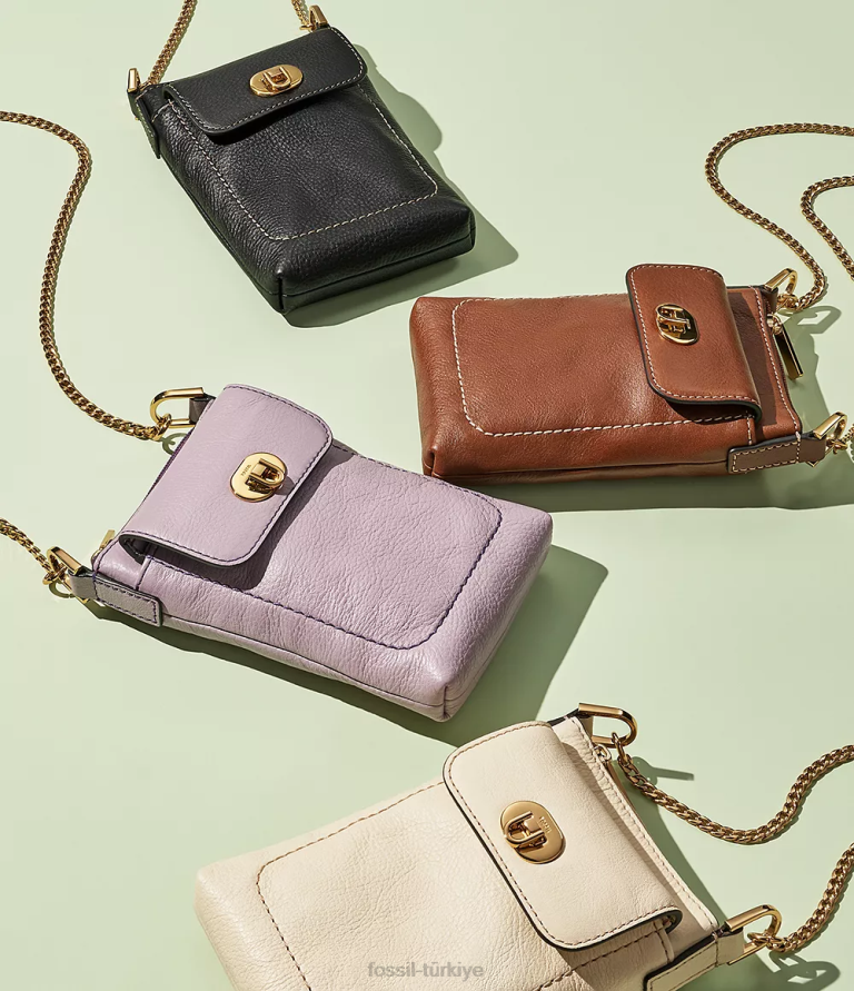 Fossil 6J04320 kemik Harper'ın çapraz gövdesi çanta kadınlar