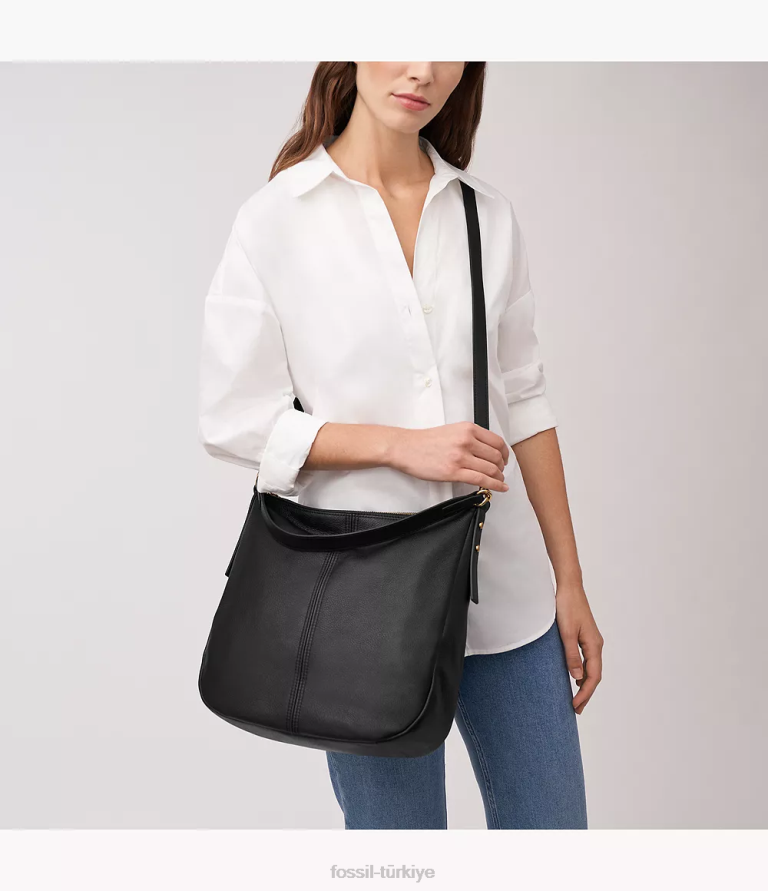 Fossil 6J04322 siyah jolie serseri çanta kadınlar