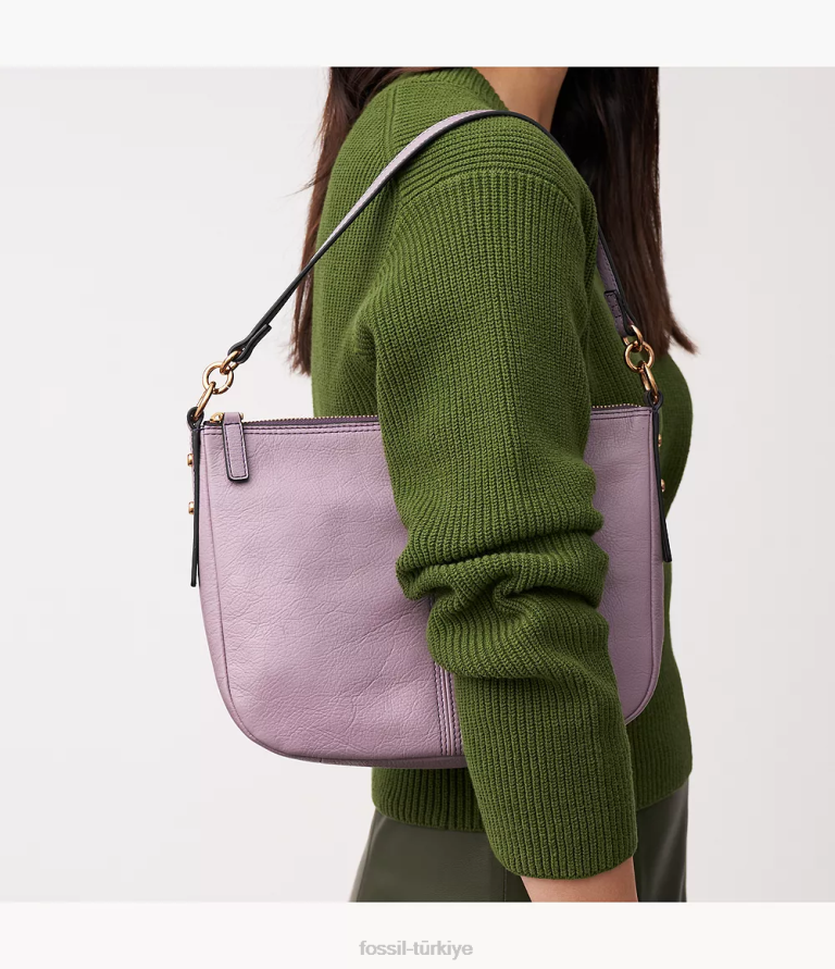 Fossil 6J04329 mor jolie çapraz vücut çanta kadınlar