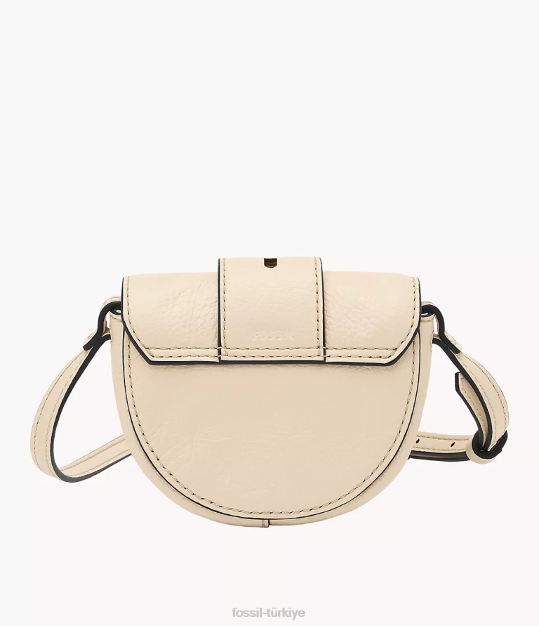 Fossil 6J04331 beyaz harwell mikro kapaklı çapraz gövde çanta kadınlar