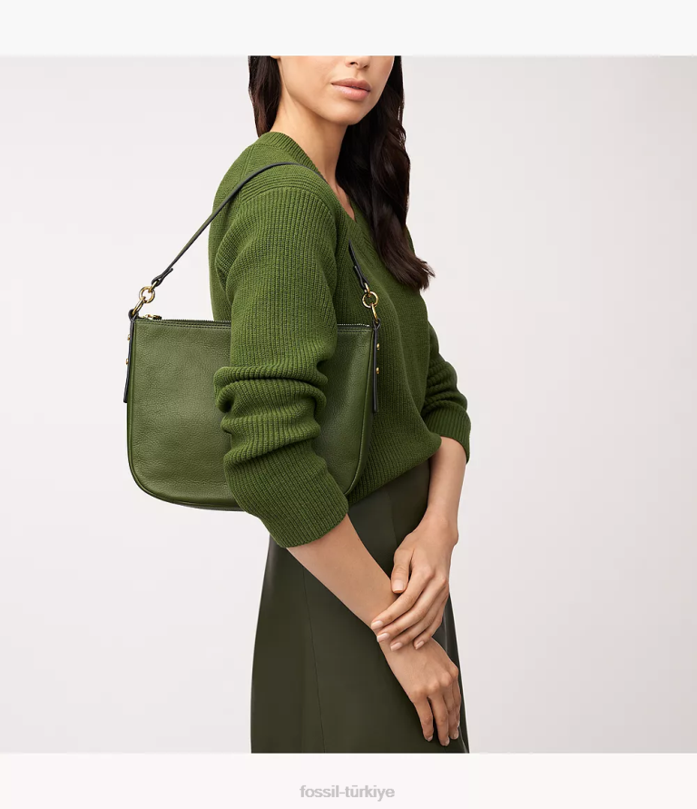 Fossil 6J04332 yeşil jolie çapraz vücut çanta kadınlar