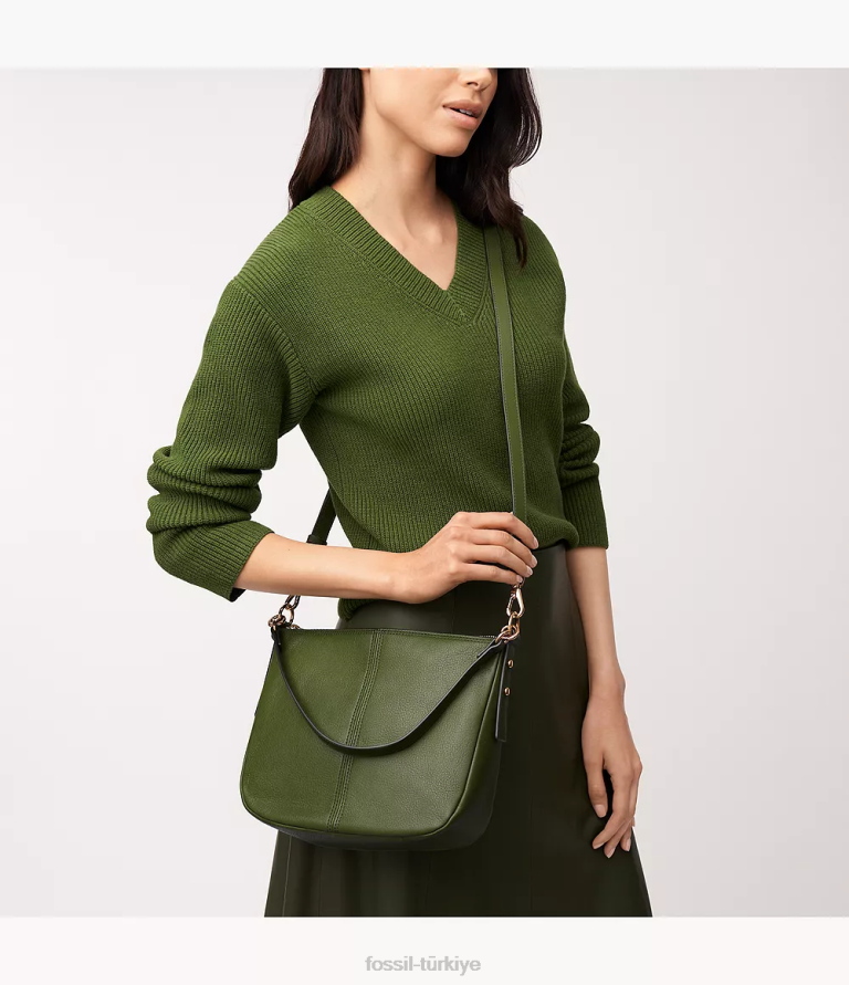 Fossil 6J04332 yeşil jolie çapraz vücut çanta kadınlar