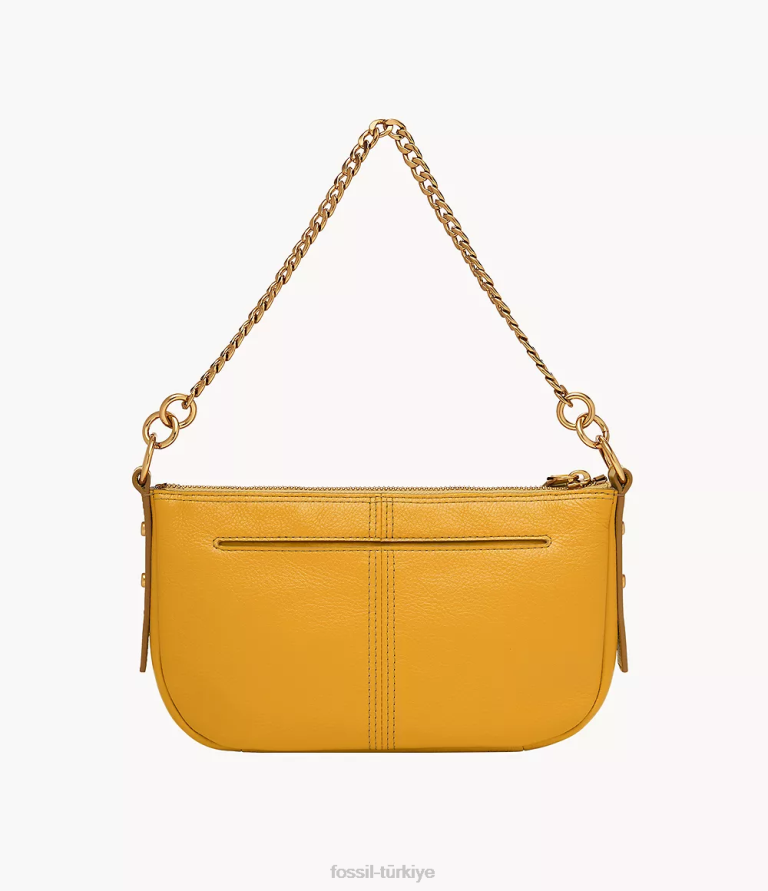 Fossil 6J04334 sarı jolie baget çanta kadınlar