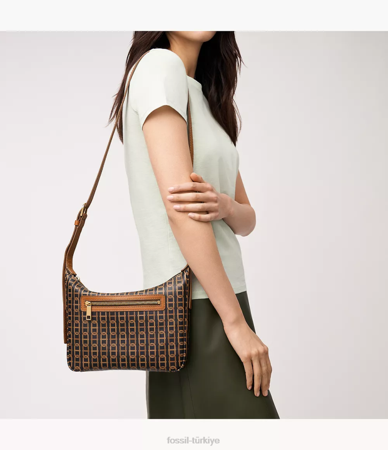 Fossil 6J04339 çok cecilia üst fermuarlı çapraz askı çanta kadınlar