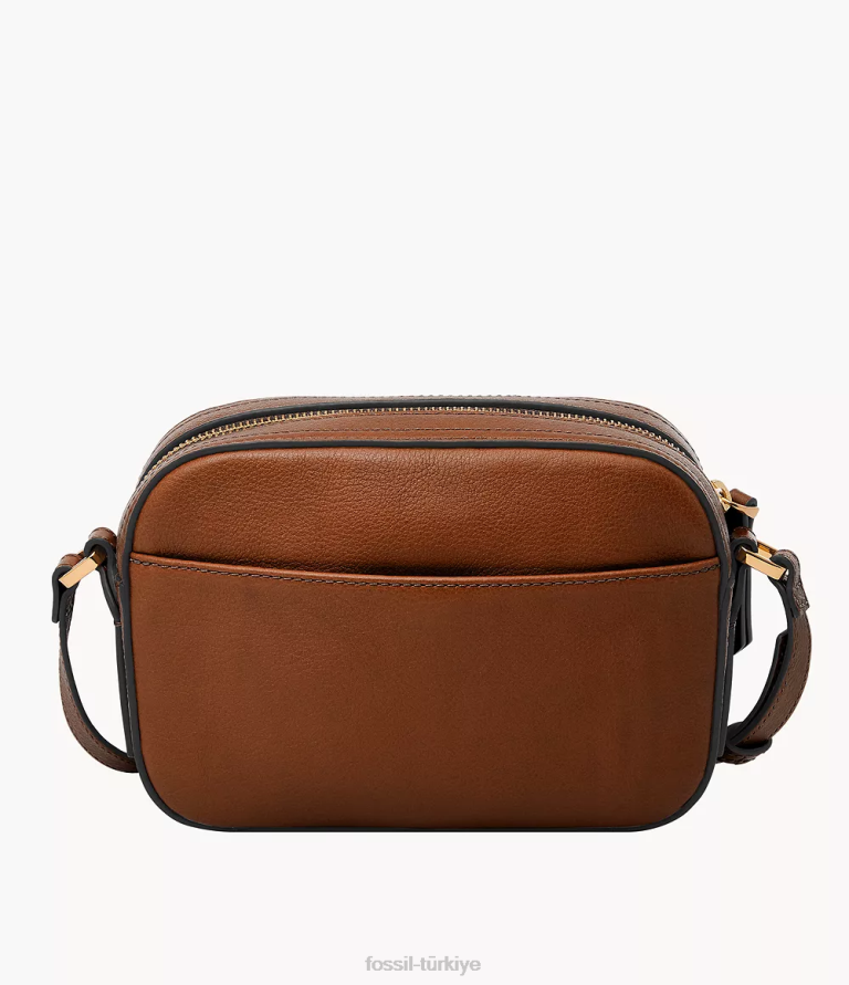 Fossil 6J04344 çizgili liza kamera çantası çanta kadınlar