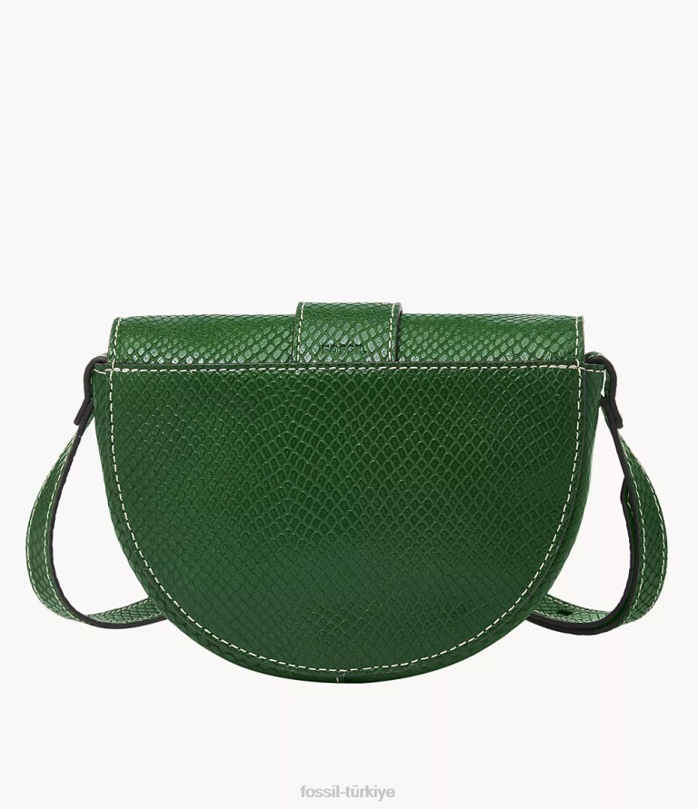 Fossil 6J04348 yeşil harwell küçük kapaklı çapraz gövde çanta kadınlar