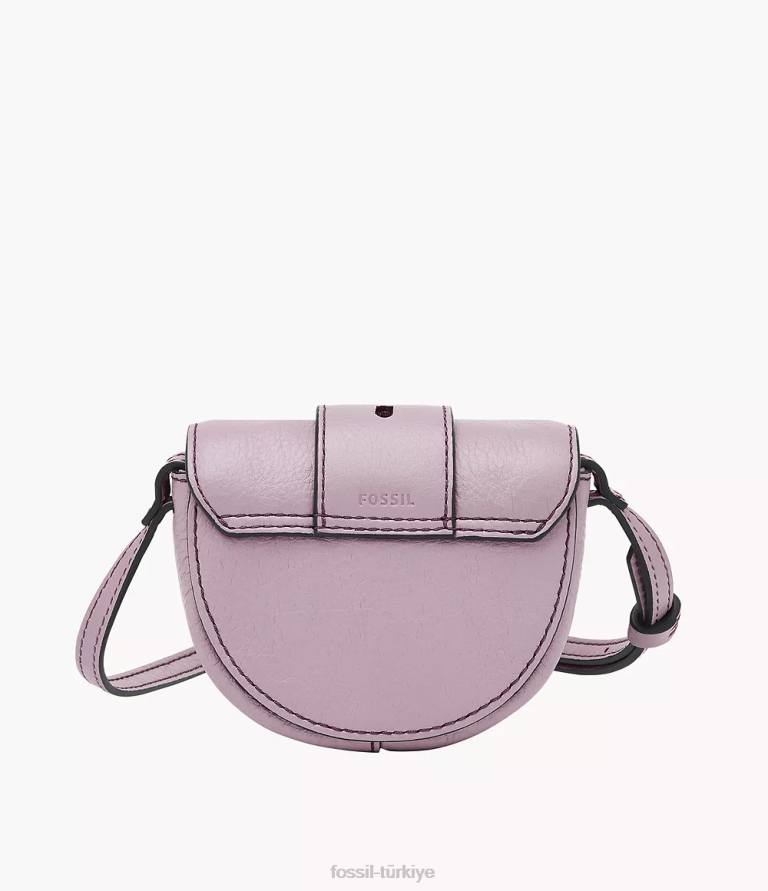 Fossil 6J04355 lavanta harwell mikro kapaklı çapraz gövde çanta kadınlar