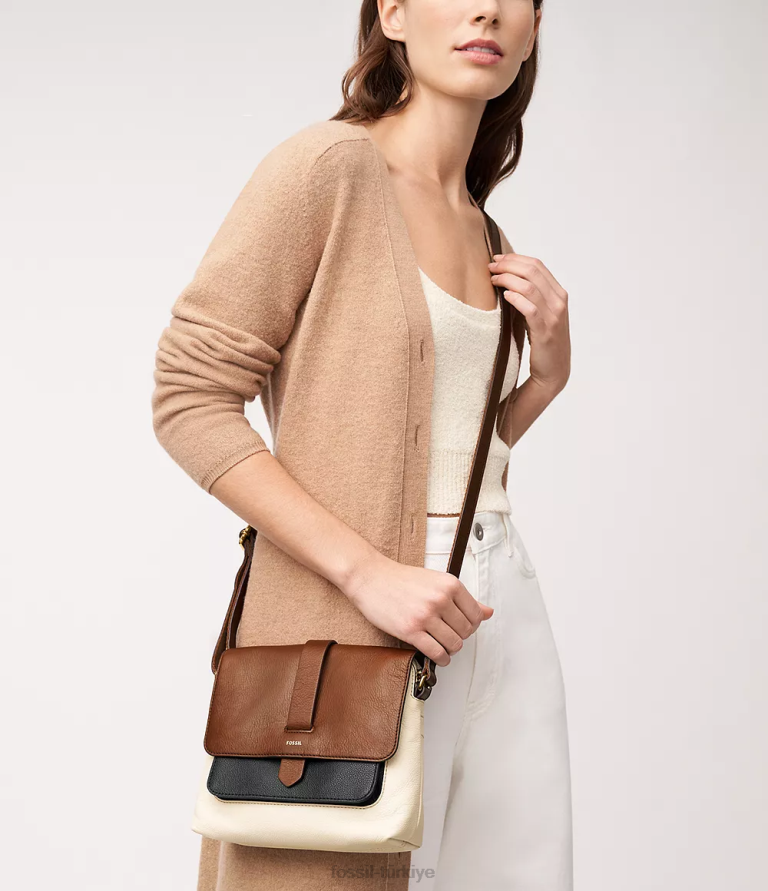 Fossil 6J04358 çok kinley küçük çapraz vücut çanta kadınlar