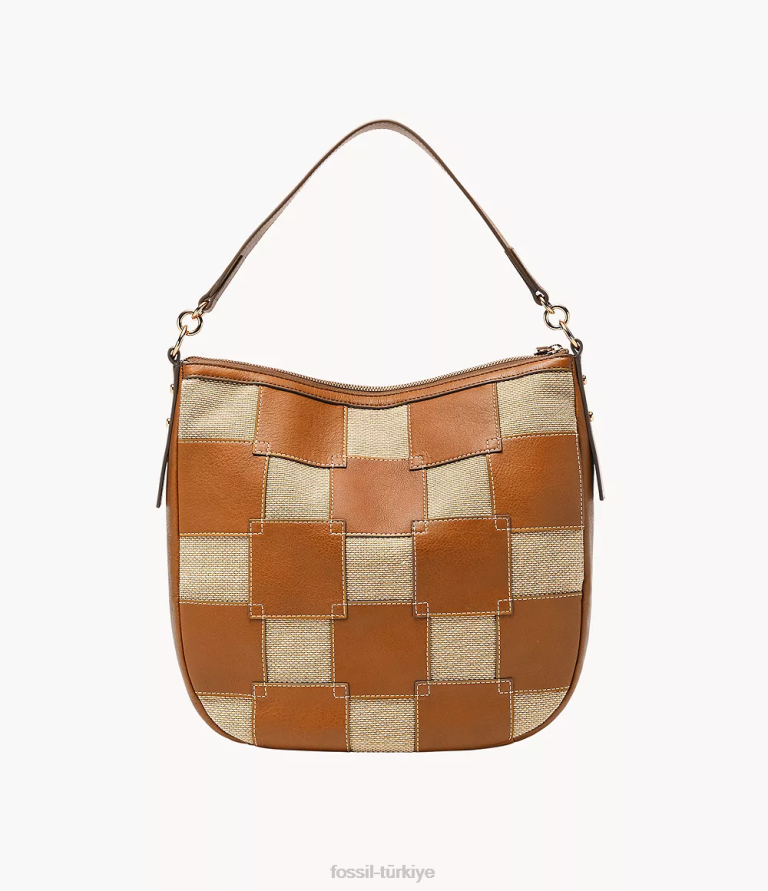 Fossil 6J04372 açık kahverengi jolie serseri çanta kadınlar