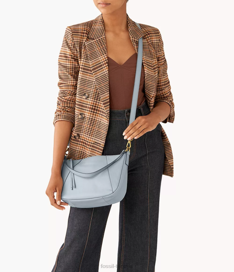 Fossil 6J04413 mavi Skylar çapraz gövdesi çanta kadınlar