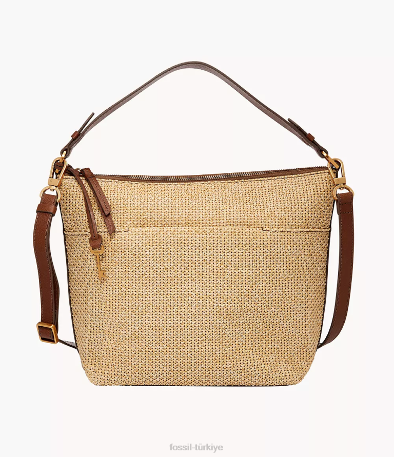 Fossil 6J04428 beyaz julianna büyük serseri çanta kadınlar