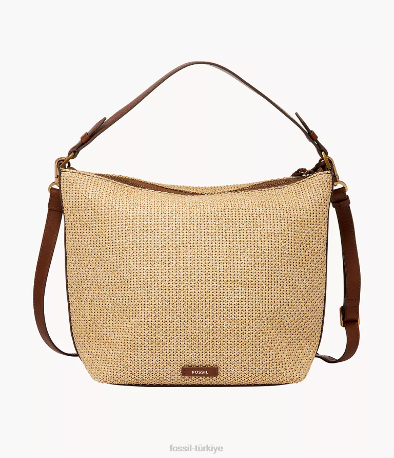 Fossil 6J04428 beyaz julianna büyük serseri çanta kadınlar