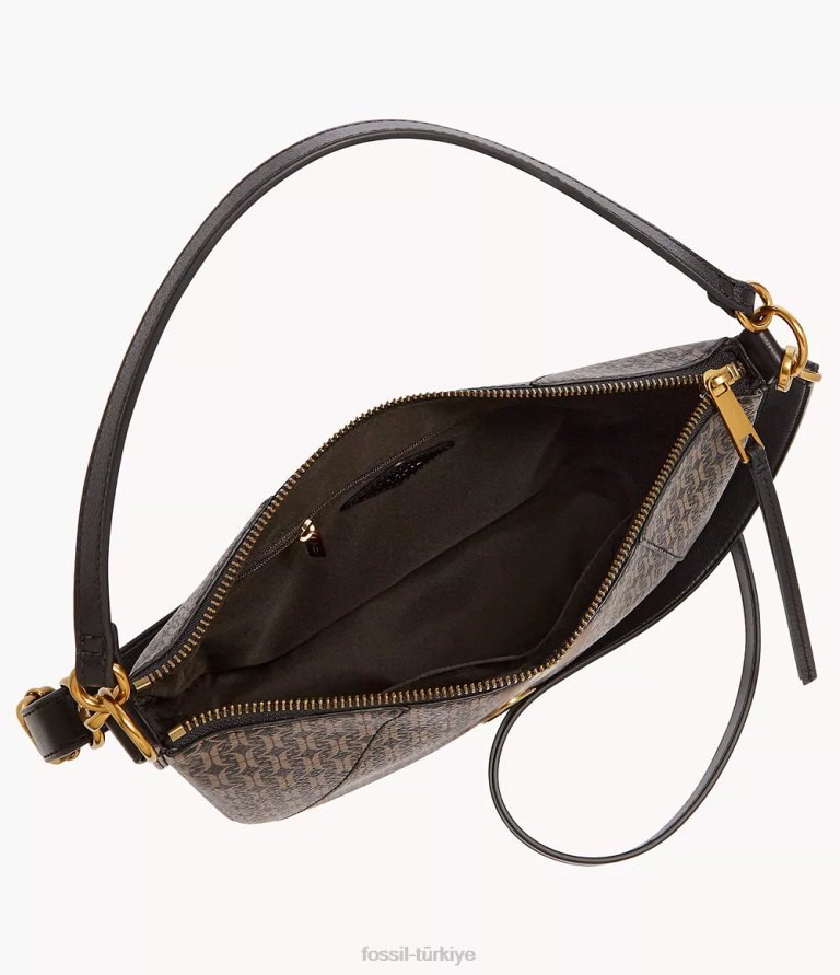 Fossil 6J04433 siyah Skylar çapraz gövdesi çanta kadınlar
