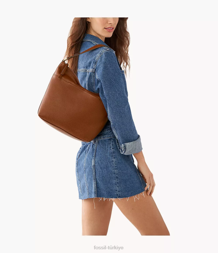 Fossil 6J04444 kahverengi julianna büyük serseri çanta kadınlar