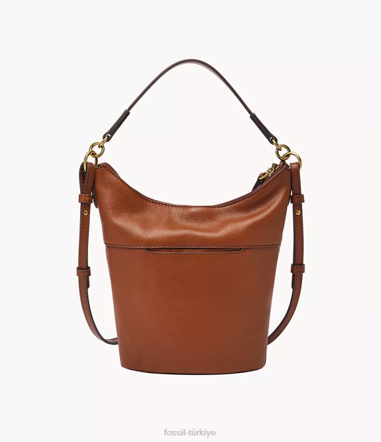 Fossil 6J04459 kahverengi Talulla küçük serseri çanta kadınlar