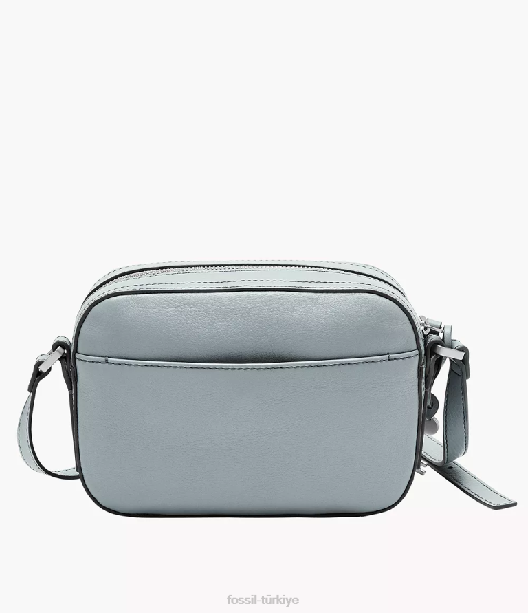 Fossil 6J04466 mavi liza kamera çantası çanta kadınlar